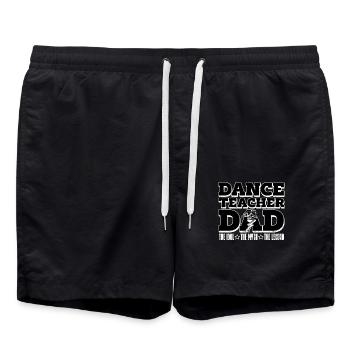 Dance Teacher Dad The Idol The Myth Choreographer - Swim Trunks - black - Front - AI Model Male 185 light (185cm)