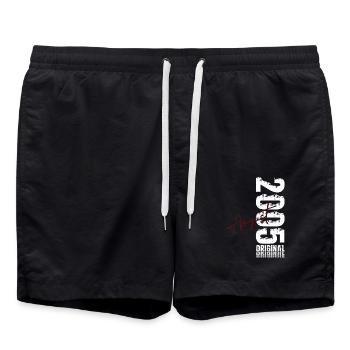 20ème anniversaire Cadeau Homme Légende Août 2005 - Short de bain - noir - Devant - AI Model Male 185 light (185cm)