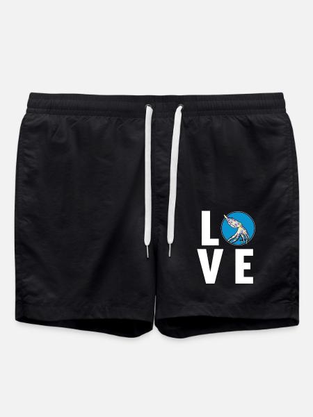 Blue Ringed Octopus Blaugeringelter Krake - Swim Trunks - black