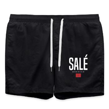 Salé Morocco - Swim Trunks - black - Front - AI Model Male 185 light (185cm)
