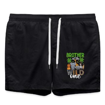 Brother of the Wild One - Swim Trunks - black - Front - AI Model Male 185 light (185cm)
