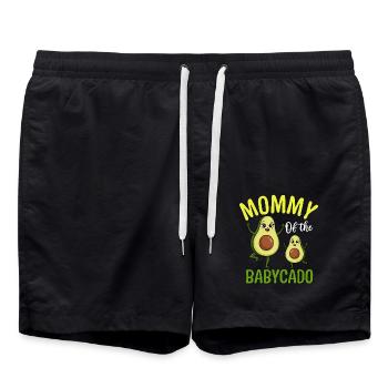 Mommy of the Babycado - Swim Trunks - black - Front - AI Model Male 185 light (185cm)