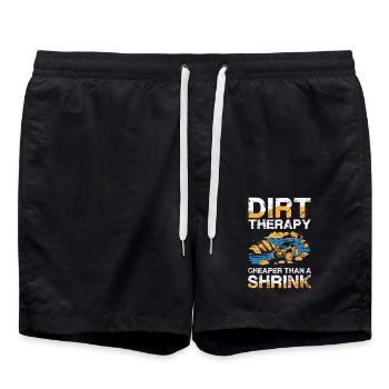 Dirt Therapy Aventure Expérience tout-terrain - Short de bain - noir - Devant - AI Model Male 185 light (185cm)