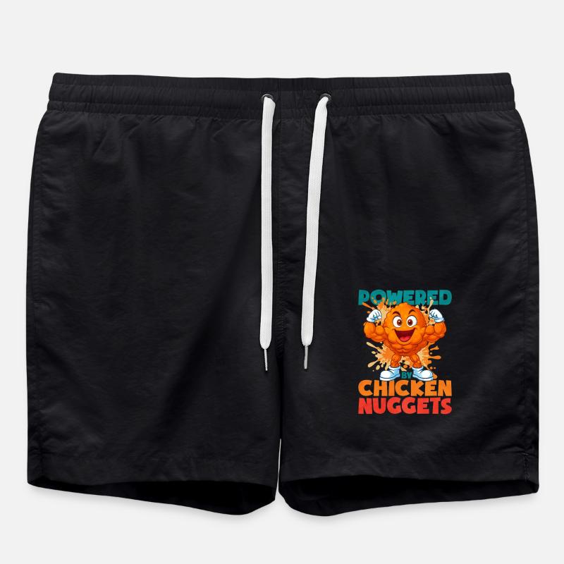 Chicken Nugget - Swim Trunks - black