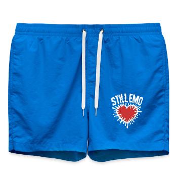 Toujours emo ! Esthétique alternative gothique emo - Short de bain - cobalt blue - Devant