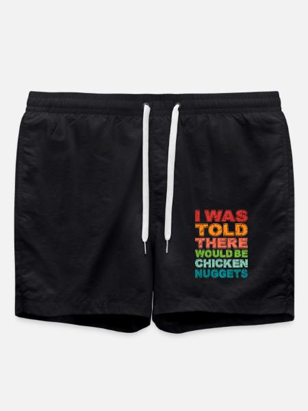 Nugget de poulet - Short de bain - noir