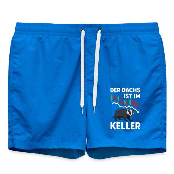 Shares Pension Dividend Stock Exchange - Swim Trunks - cobalt blue - Front