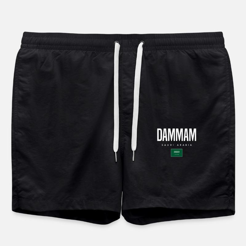 Dammam, Saudi Arabia - Swim Trunks - black
