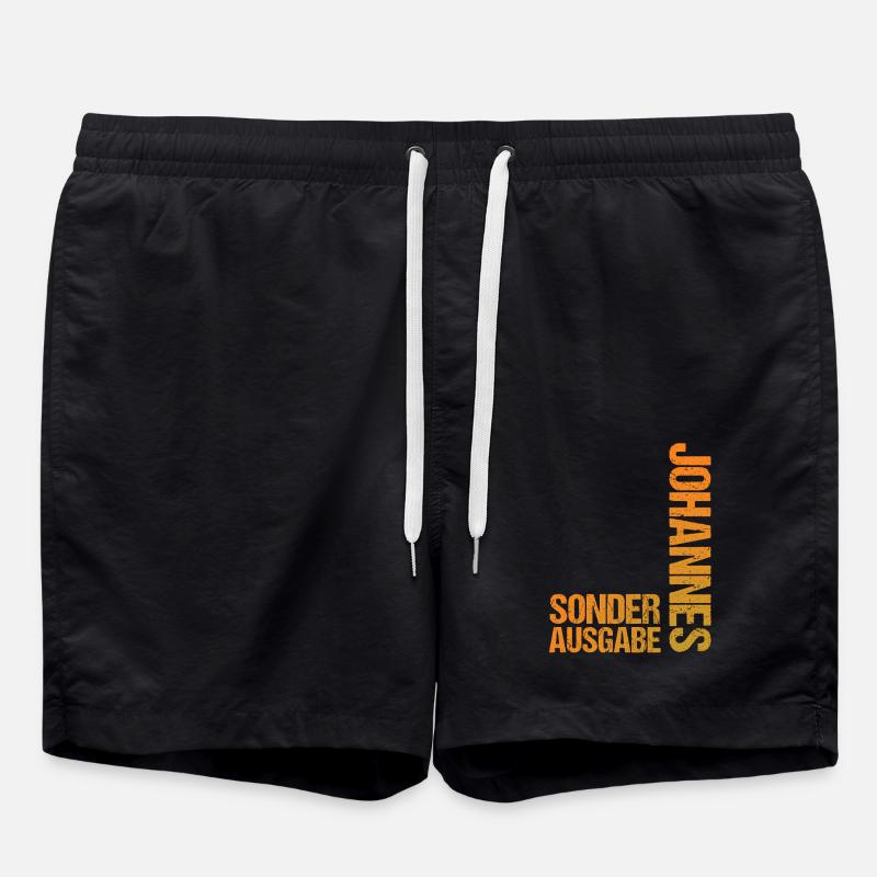 Johannes - Badeshorts - Schwarz