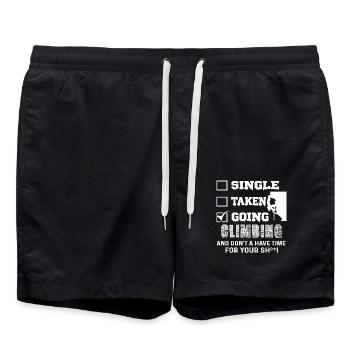 Climbing Relationship Status - Swim Trunks - black - Front - AI Model Male 185 light (185cm)