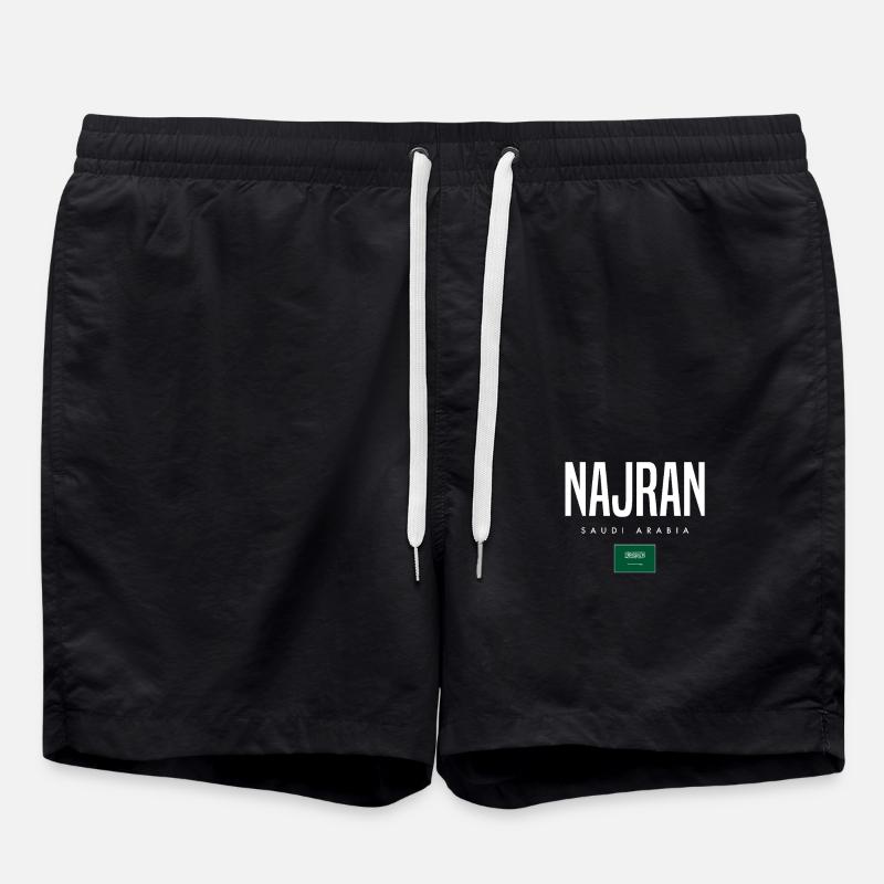 Najran, Arabie saoudite - Short de bain - noir
