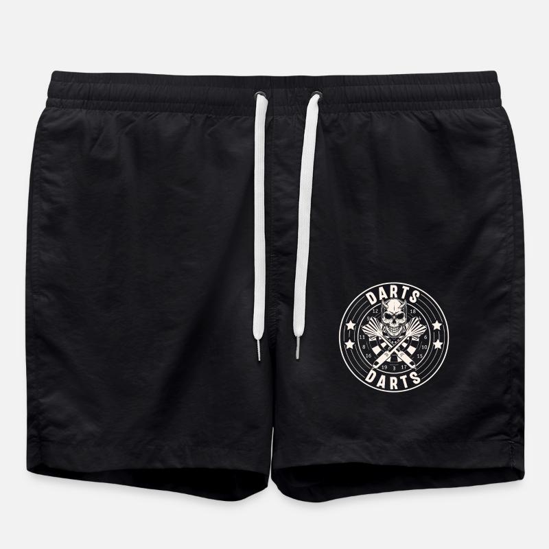 Darts - Swim Trunks - black