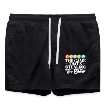 Bingo Gift for Bingo Players - Swim Trunks - black - Front - AI Model Male 185 light (185cm)