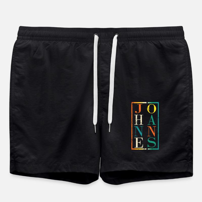 Johannes - Badeshorts - Schwarz