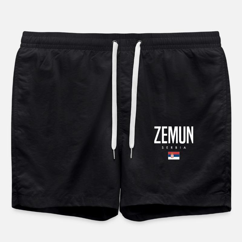 Zemun, Serbie - Short de bain - noir