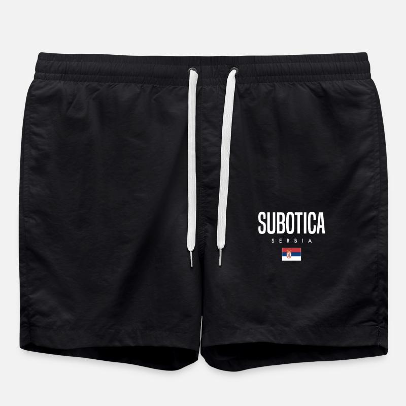 Subotica Serbien - Badeshorts - Schwarz