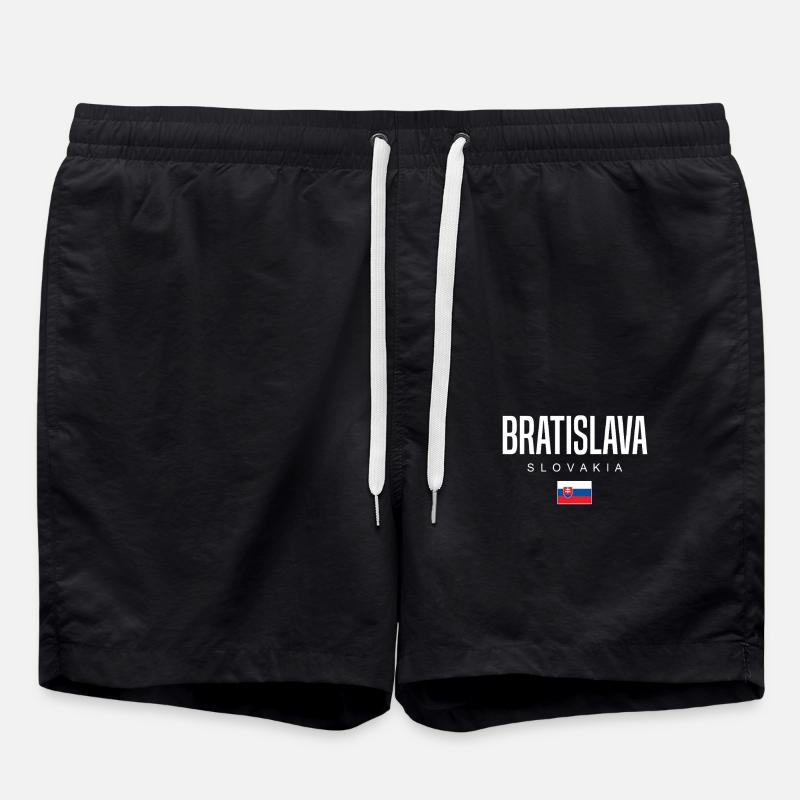 Bratislava, Slovaquie - Short de bain - noir