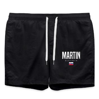 Martin Slowakei - Badeshorts - Schwarz - Vorne - AI Model Male 185 light (185cm)