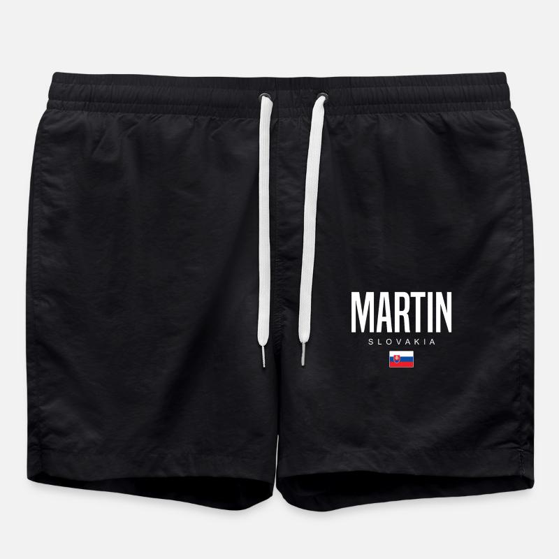 Martin Slowakei - Badeshorts - Schwarz