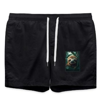 Paresseux Paresseux - Short de bain - noir - Devant - AI Model Male 185 light (185cm)
