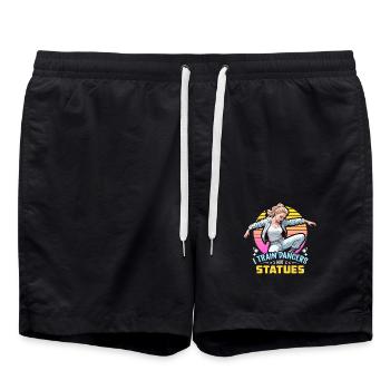 Dance Teacher I Train Dancers Dance Instructor - Swim Trunks - black - Front - AI Model Male 185 light (185cm)