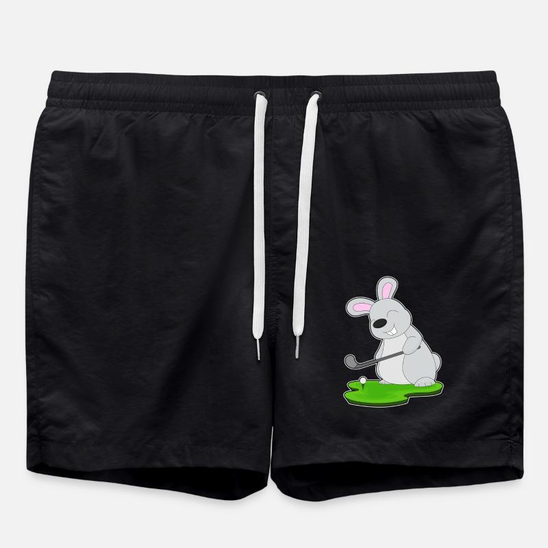 Hase Golf Golfschläger - Badeshorts - Schwarz