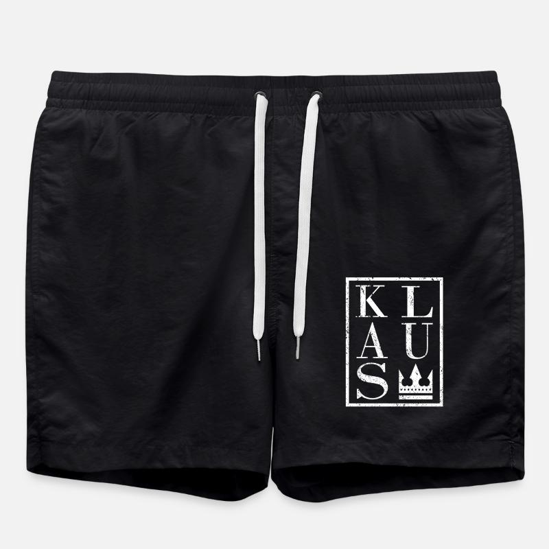 Klaus - Badeshorts - Schwarz
