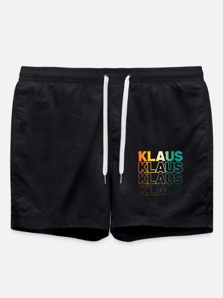 Klaus - Badeshorts - Schwarz