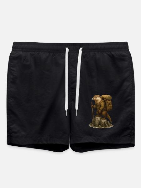 Otter Wandern - Badeshorts - Schwarz