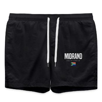 Midrand, Afrique du Sud - Short de bain - noir - Devant - AI Model Male 185 light (185cm)