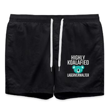 Gestionnaire de stockage Koalafied - Short de bain - noir - Devant - AI Model Male 185 light (185cm)