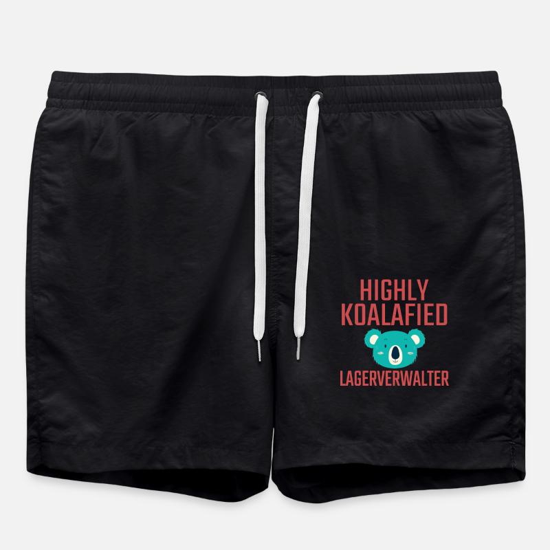 Lagerverwalter Koalafied - Badeshorts - Schwarz