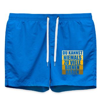 Hobbyimker Imker Bienen Flüsterer Imkern Honig - Badeshorts - Cobalt blue - Vorne