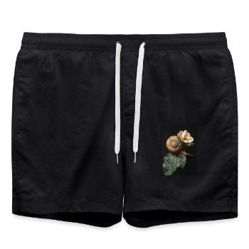 Escargots Escargot - Short de bain - noir - Devant - AI Model Male 185 light (185cm)