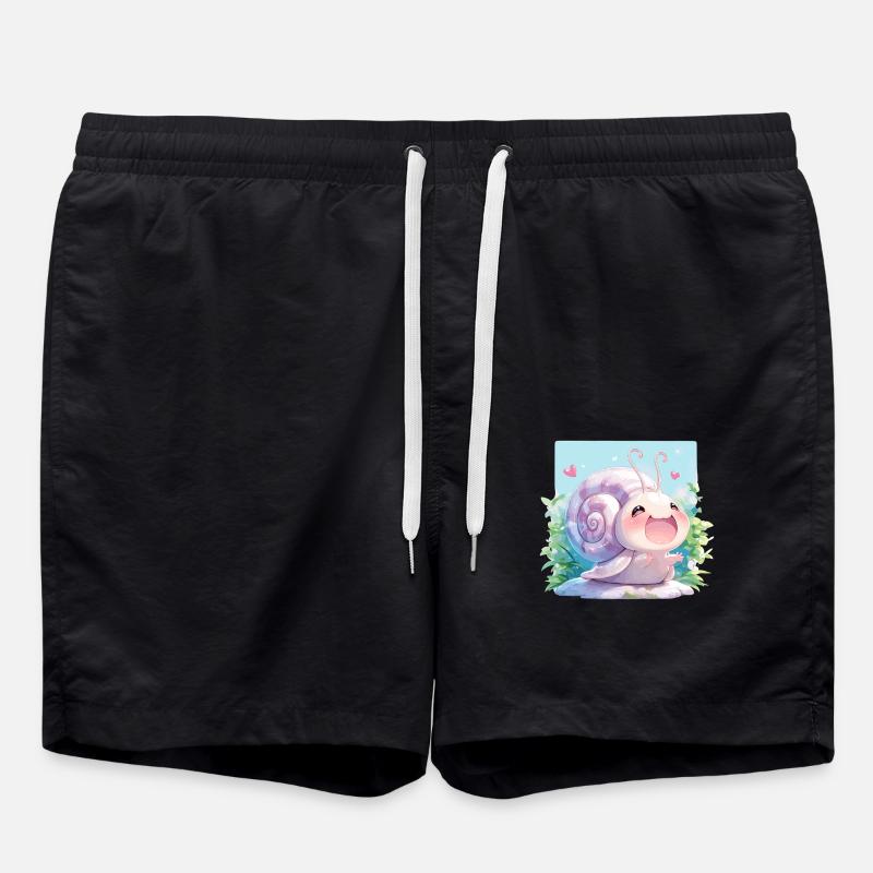 Escargots Escargot - Short de bain - noir