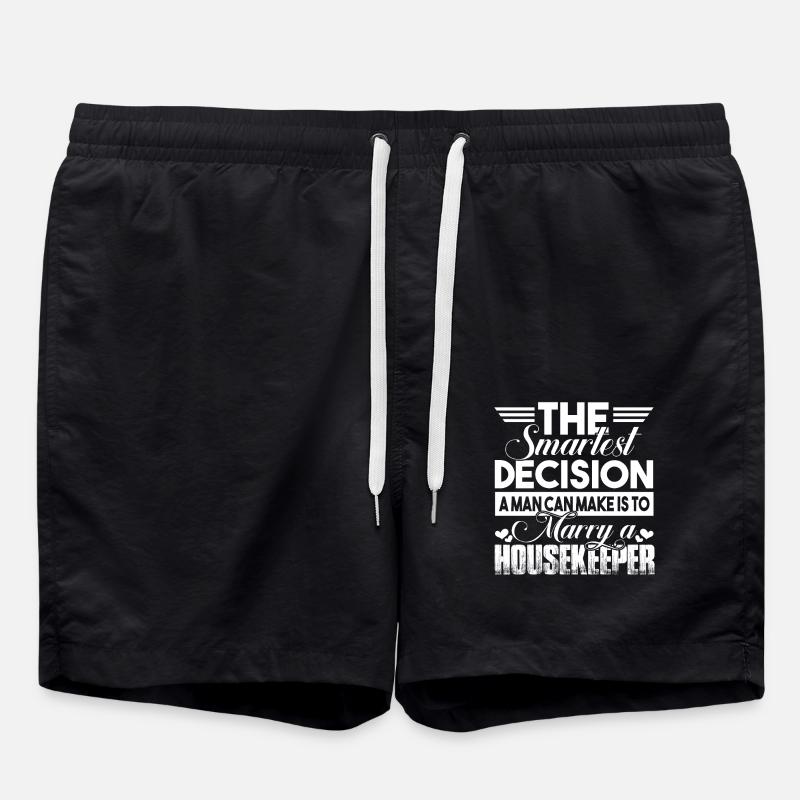 Housekeeper Marry A Housekeeper - Swim Trunks - black