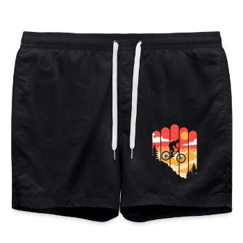 VTT Vélo Cyclisme - Short de bain - noir - Devant - AI Model Male 185 light (185cm)