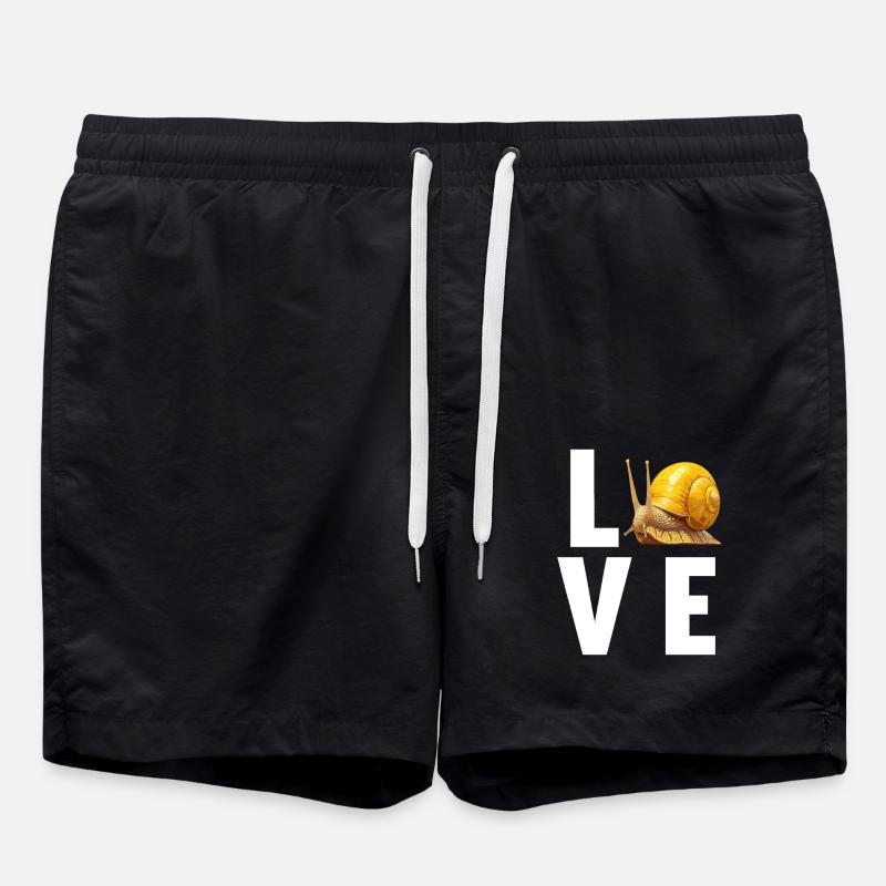 Snails Snail - Swim Trunks - black