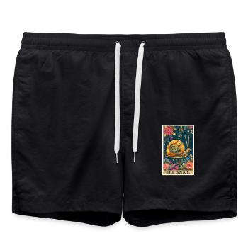Escargots Escargot - Short de bain - noir - Devant - AI Model Male 185 light (185cm)
