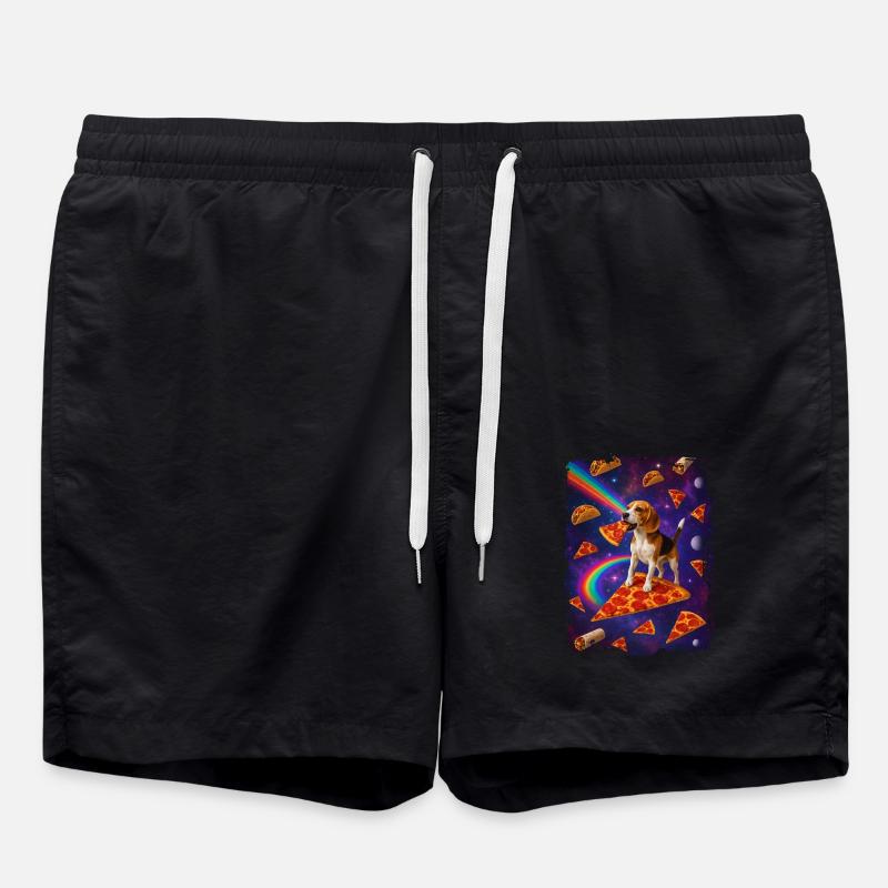 Beagle - Swim Trunks - black