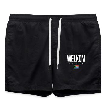Welkom Afrique du Sud - Short de bain - noir - Devant - AI Model Male 185 light (185cm)