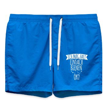Biene Imker Geschenk Honig Honig Dealer Hobby - Badeshorts - Cobalt blue - Vorne