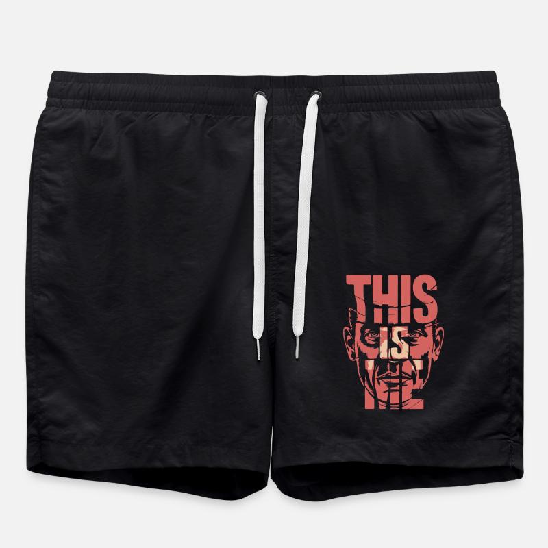 THIS IS ME - Swim Trunks - black