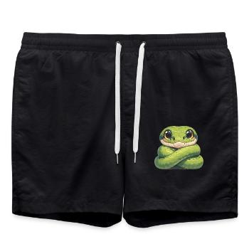Serpents Serpent - Short de bain - noir - Devant - AI Model Male 185 light (185cm)