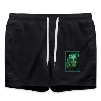 Serpents Serpent - Short de bain - noir - Devant - AI Model Male 185 light (185cm)