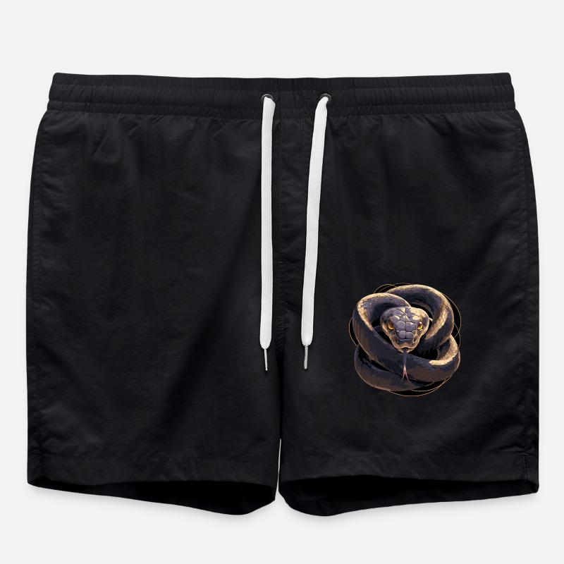 Schlangen Schlange - Badeshorts - Schwarz