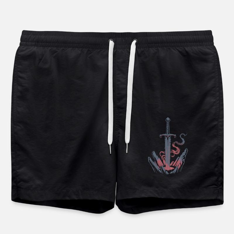 THE ULTIMATE SWORD - Swim Trunks - black