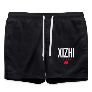 Xizhi Taiwan - Swim Trunks - black - Front - AI Model Male 185 light (185cm)