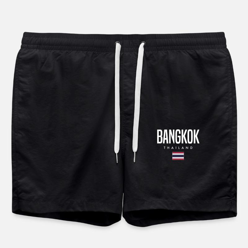 Bangkok, Thaïlande - Short de bain - noir