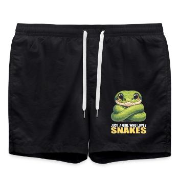 Serpents Serpent - Short de bain - noir - Devant - AI Model Male 185 light (185cm)
